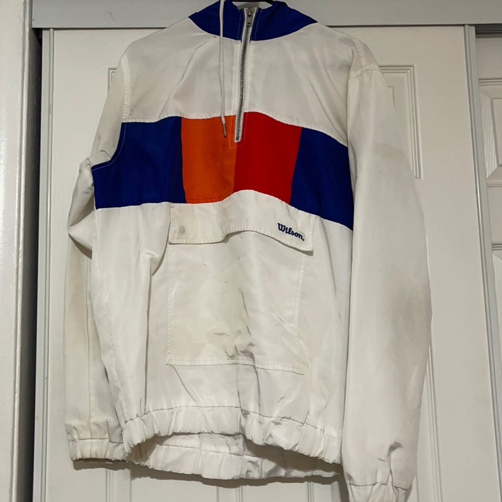 Wilson windbreaker, pullover!